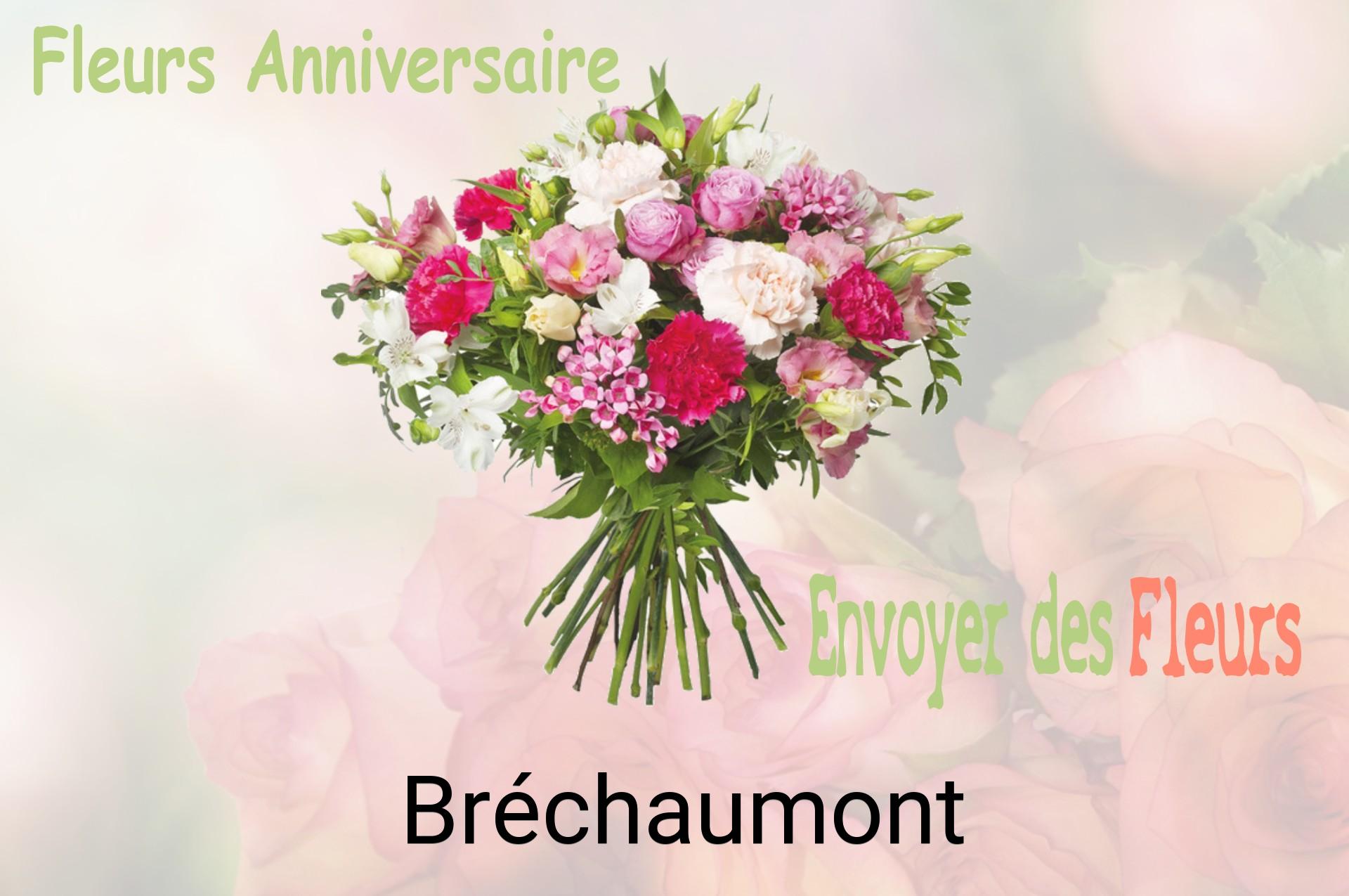 Bouquet de fleurs d’anniversaire livré à Bréchaumont