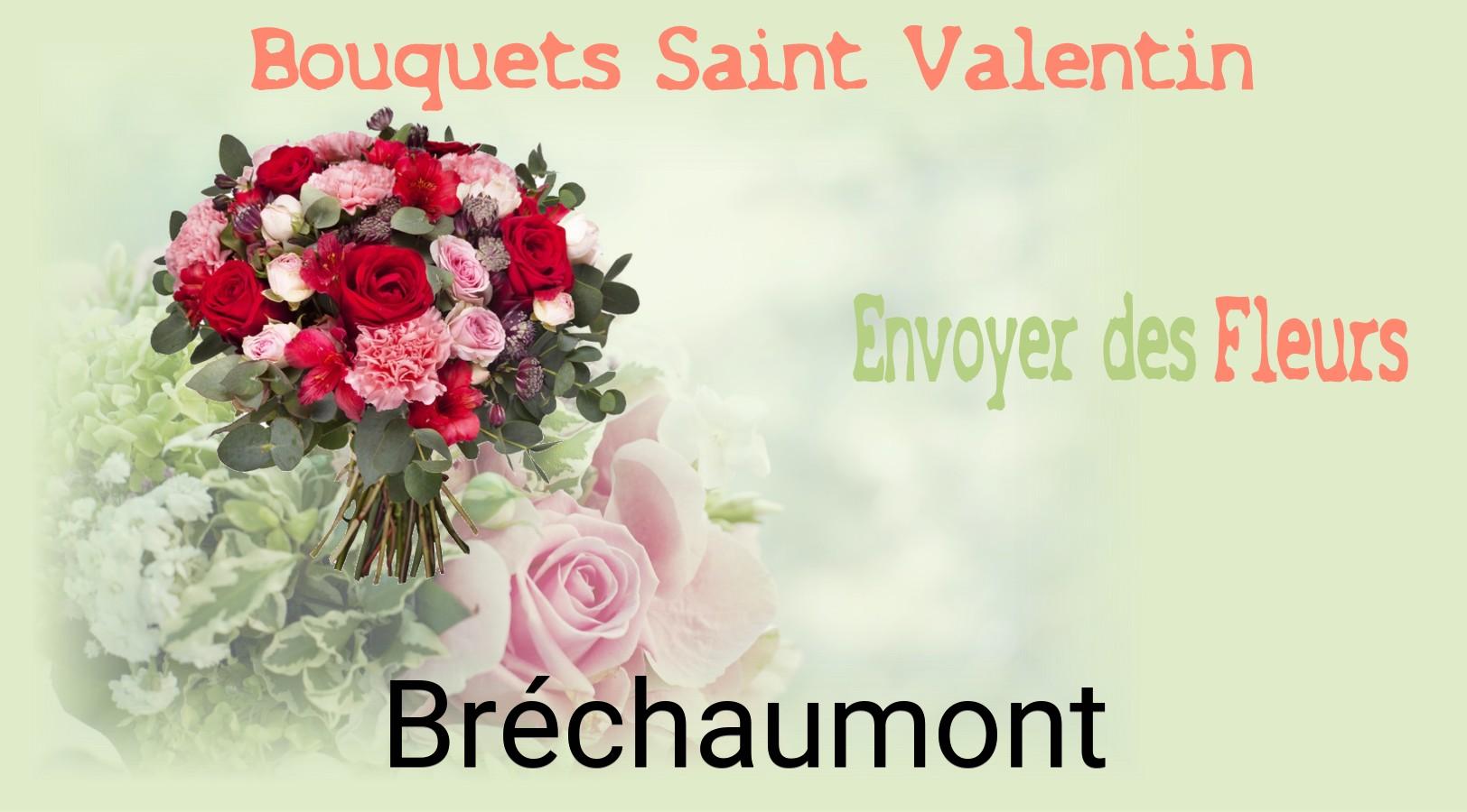 Roses de Saint-Valentin livrées à Bréchaumont